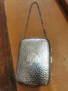 borsetta portacipria biglietti argento birmingham monogramma - Foto 1 di 4