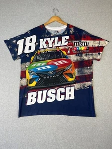 Kyle Busch Hemd Herren 2XL Mehrfarbig Joe Gibbs Racing Team NASCAR AOP Polyester - Bild 1 von 8