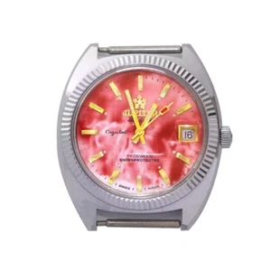 Reloj manual suizo vintage Jupiter - parte posterior especial de acero inoxidable - sin correa. - Imagen 1 de 9