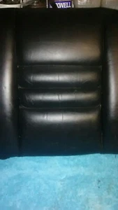 94-98 FORD MUSTANG SVT COBRA BLACK LEATHER REAR BACK SEAT UPPER CUSHION RIGHT RH - Picture 1 of 5