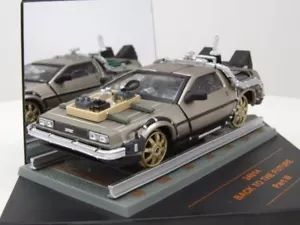 DeLorean Regreso al Futuro Regreso al Futuro Parte 3 Ferrocarril Modelo 1:43 - Imagen 1 de 8