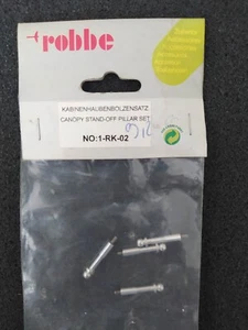 Robbe 1-RK-02 Canopy Stand-Off Pillar Set (4pcs) Vintage New - Photo 1 sur 1