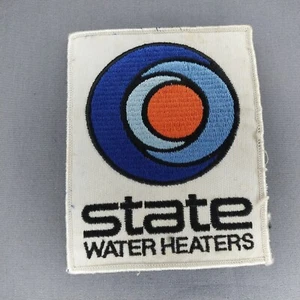 Coloridos CALENTADORES DE AGUA ESTATALES Publicidad 5"x4" Parche - Imagen 1 de 2