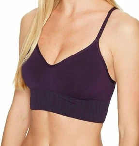 UNDER ARMOUR WOMENS HEATGEAR SEAMLESS BRA W/CUPS PURPLE XSMALL NEW W/ TAG - Picture 1 of 2