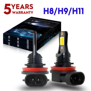 For Toyota RAV4 2006-2019 Switchback Dual Color LED Fog Light Bulbs 6000K &3000K - Picture 1 of 14