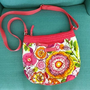 VERA BRADLEY Puffy Shoulder Bag Crossbody Handbag (CLEMENTINE) - Picture 1 of 7