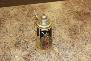 USED VINTAGE CLAY BEER STEIN  - Bild 1 von 6