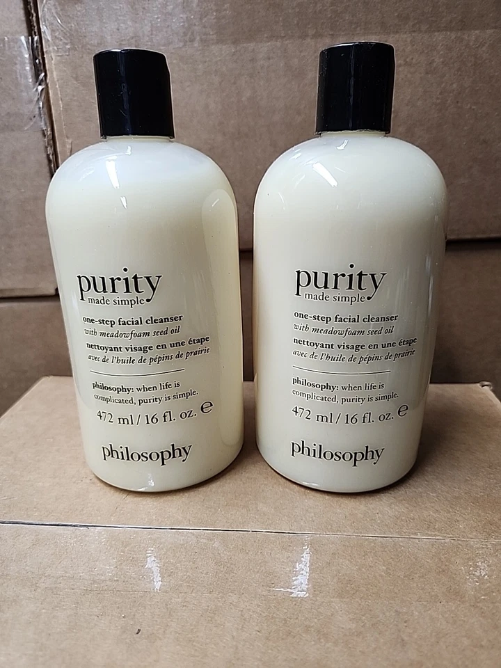 Philosophy Purity Made Simple One-Step Facial Cleanser- 472 mL / 16 oz 5 PACK