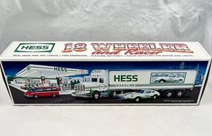 1992 HESS 18-Wheeler and Racer Collectible New In Original Box - Picture 1 of 3