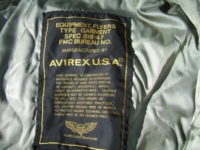 WW2 Flight Jacket Type B-15 reproduction ,  Large - Image 1 of 4