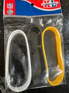 Pittsburgh Steelers super Bowl 40 champions 3pk silicone bracelets wristbands - Picture 1 of 4