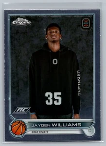 2022-23 Topps Chrome Overtime Elite Jayden Williams #21 Cold Hearts Rookie - Bild 1 von 2