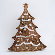 Vintage Brass Christmas Tree Trivet  Wall Decor Kitchen Table Countertop Gift