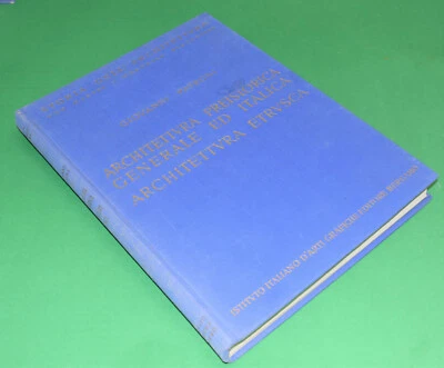 Prehistoric Architecture and Italian Etruscan Architecture 1941 Italy by Patroni - Image 1 of 4