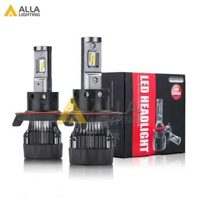 Alla Lighting Bright Shiny White LED 9008 H13 Headlight Bulb for Reflector Type - Image 1 of 4