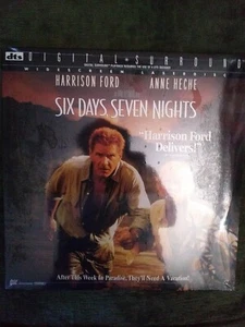 Sealed SIX DAYS SEVEN NIGHTS DTS 1998 WIDESCREEN LASERDISC seam starting split - Picture 1 of 1