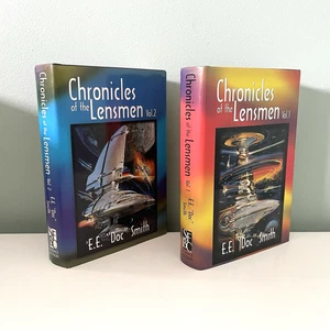 Chronicles Of The Lensmen Vol. 1 & 2 - E. E. “Doc” Smith (SFBC Hardcover DJ BCE) - Imagen 1 de 14