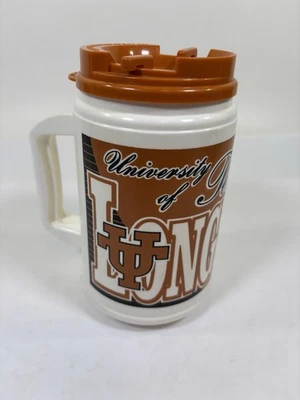 University of Texas UT Longhorns 24 oz. Travel Cup Mug Whirley Drink With Lid - Image 1 of 4