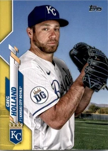 Carta Baseball 2020 Topps Aggiornamento Walgreens Gialla Greg Holland #U246 Tw6012 - Foto 1 di 2