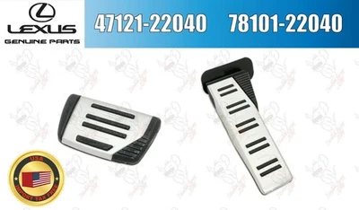 Juego de pedales de aluminio genuino TOYOTA LEXUS LS460L LS600h LS600hL OEM JDM Foto 1 de 4