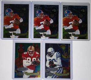 1997 Skybox Metal Universe Football John Elway Jerry Rice Marvel Comics LOT - Picture 1 of 1