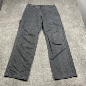 Kuhl Jeans Mens 32 x 30 Gray Loose Fit Cargo 5 Pocket Straight Cotton Knife - Picture 1 of 10