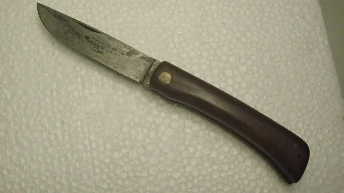 Vintage Solingen Knife In Collectible Vintage Factory Manufactured