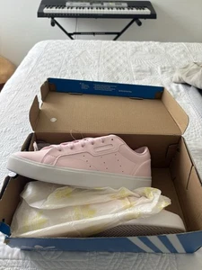 Adidas Originals Sleek Women’s Sneakers Athletic Tennis Pink Trainers #299 - Picture 1 of 5