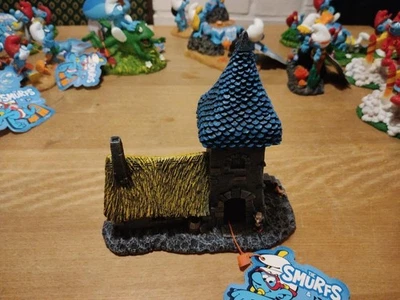 Aqua Della Schlumpf Schlümpfe Aufstellfiguren Aquarium Gargamel Haus - Bild 1 von 2