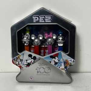Disney 100 Anni di Meraviglie - Latta da Collezione PEZ - 4 Dispenser e Pez Inclusi - Foto 1 di 13