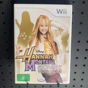 Hannah Montana Spotlight World Tour Nintendo Wii Game w' Manual Excellent Cond - Picture 1 of 4