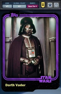 2015 DARTH VADER T8 BASE PURPLE *AWARD* SWCT DIGITAL - Picture 1 of 2