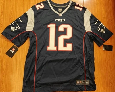 Mens Nike Tom Brady New England Patriots Navy NFL Game Jersey sz.XL NWT GOAT QB - Image 1 of 4