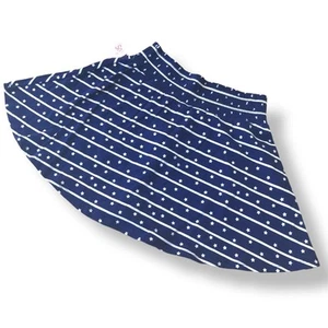 So Girls Skirt Size 12 Navy Blue White Stripes Stars Twirly NEW - Picture 1 of 3