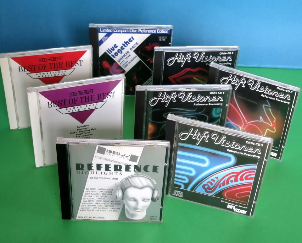 8 CD Reference ☆☆ HIFI VISIONEN Oldies 3 6 7 8 ☆☆ ZOUNDS Best Of Best Vol. 1 + 2 - Bild 1 von 3