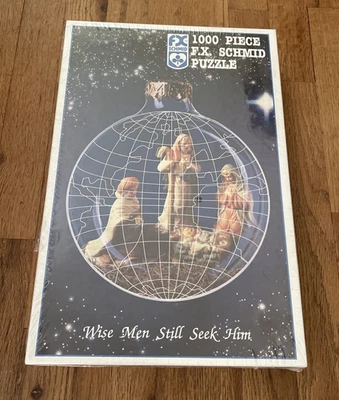 1000 Piece F.X. Schmid Puzzle  Wise Men Still Seek Him Jigsaw Puzzle - Image 1 of 3