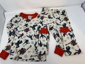 Hanna Andersson Marvel langer Schlafanzug Weihnachten Gr. 110 - Bild 1 von 7