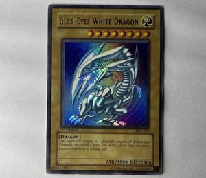 Yu-Gi-Oh! Blue-Eyes White Dragon - 1st Edition - SDK-001 - Ultra Rare - LP/VLP - Picture 1 of 7