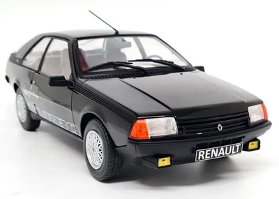 Solido 1/18 - Renault Fuego Turbo Black 1980 Diecast Model Car - Image 1 of 4