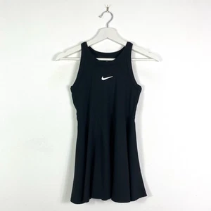 Nike Tenniskleid Gr.M 137-146cm Mädchen Schwarz Dri-Fit Tennisbekleidung Kinder - Bild 1 von 4