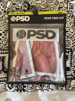 PSD Underwear Men's X Playboy Frames Boxer Brief NWT and Pkg - Size Large - Image 1 of 2