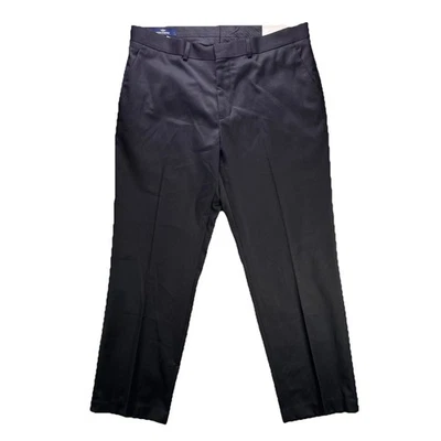 Pantalones de traje Dockers para hombre 36x29 vestido negro espiga nuevo con etiquetas precio de venta sugerido por el fabricante $80 Foto 1 de 4