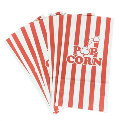 Bolsas de palomitas de papel de 10 piezas resistentes al aceite para fiestas, cumpleaños y noches de cine Foto 1 de 4