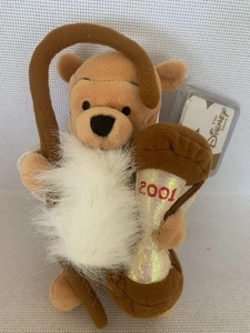 Disney World Padre Hora Winnie the Pooh Pooh Peluche Suave Juguete Suave 8”’ y Etiquetas - Imagen 1 de 2
