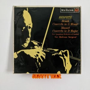 Jascha Heifetz - Bruch & Mozart Violin Concertos - (VG+/VG) - UK Vinyl Origin... - Imagen 1 de 5