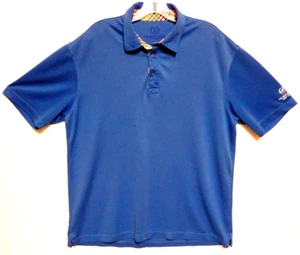 Bugatchi Uomo Polo Shirt Mens XL Blue Golf Logo - Picture 1 of 12