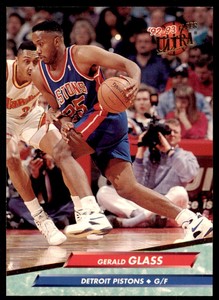 1992-93 Fleer Ultra Gerald Glass (101) Basketball Cards #257
