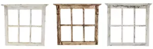 Ventana arquitectónica de granja con estante-pared-30W x 29H-granja-tres colores - Imagen 1 de 8
