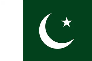 Pakistan Fahne Flagge Hissflagge Nationalfahne mit Ösen ca 150x90 cm - Bild 1 von 1