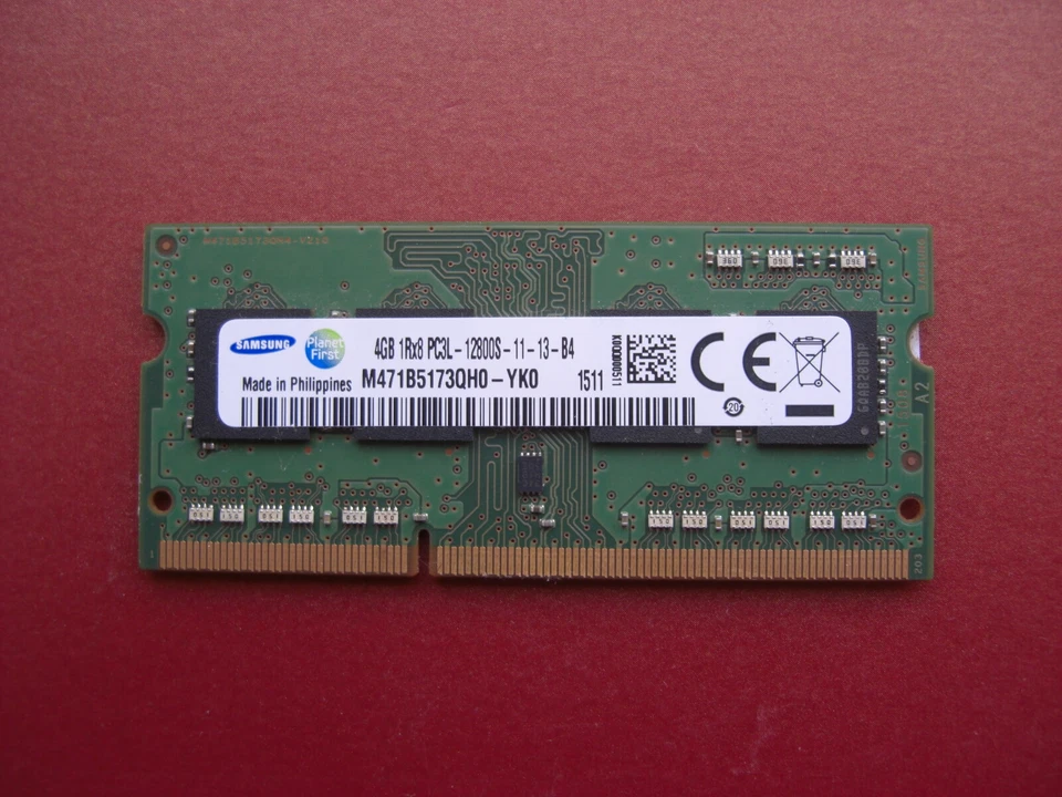 MODULO  RAM SAMSUNG da 4GB DDR3 1Rx8 PC3L  12800S 11-13-B4 1511 SPED.GRATIS - Immagine 1 di 1